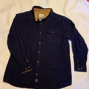 Legendary Whitetail Buck Camp Flannel button down shirt